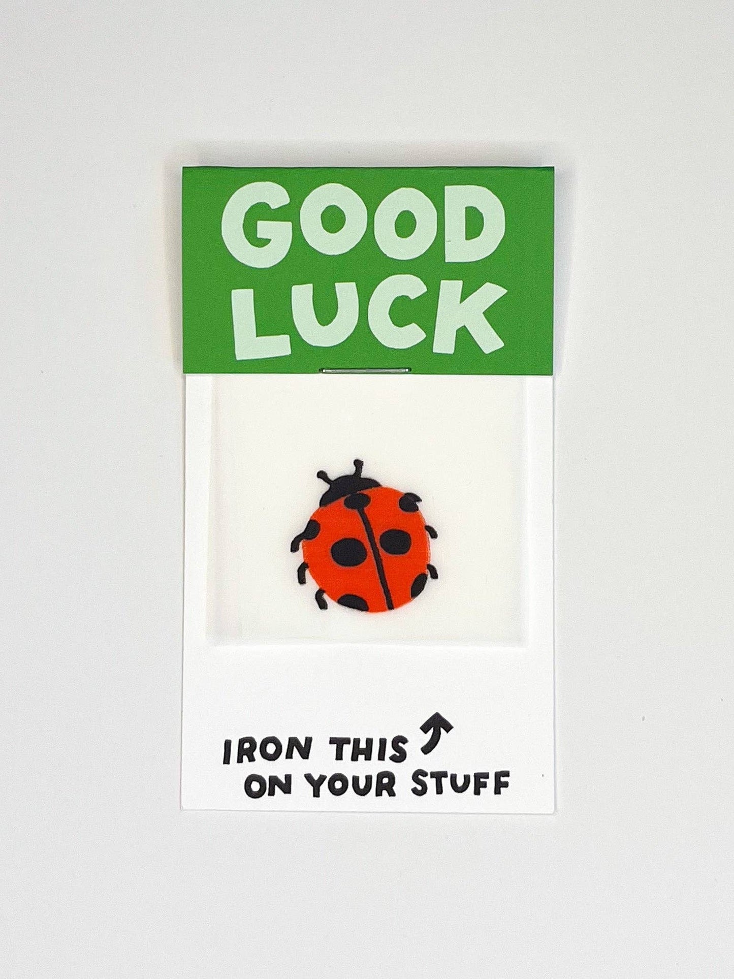 Ladybug L'il Something Iron-On Card