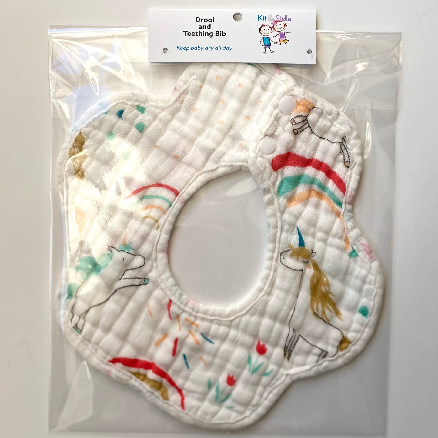 Unicorn Droolie Bib