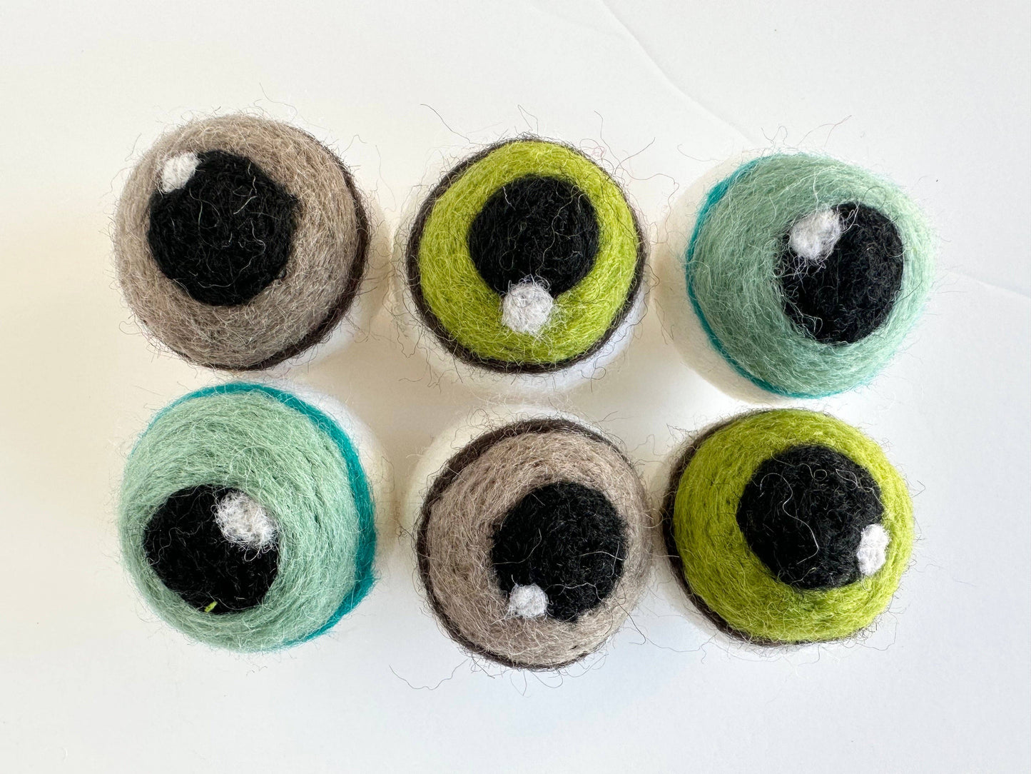 Eye Ball 1.5" Wool Felt