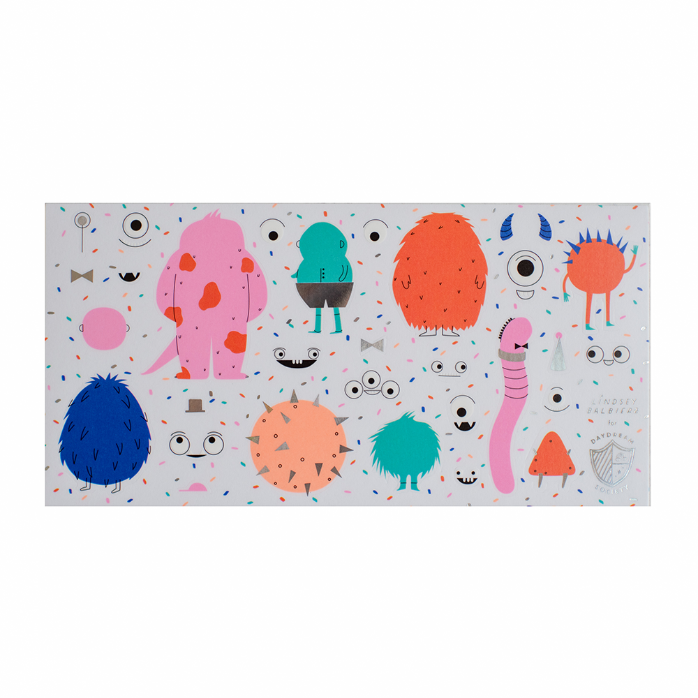 Build Your Own Monster Sticker Set - 4 Pk.