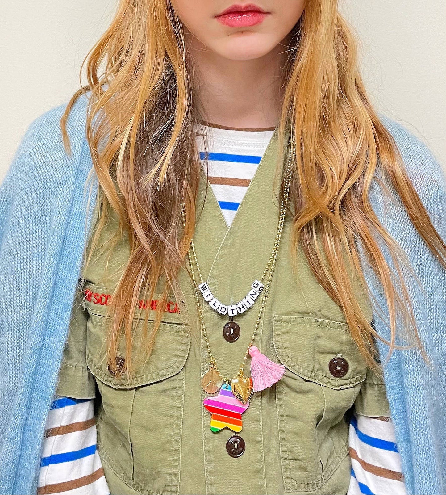 Love & Peace Charms Necklace