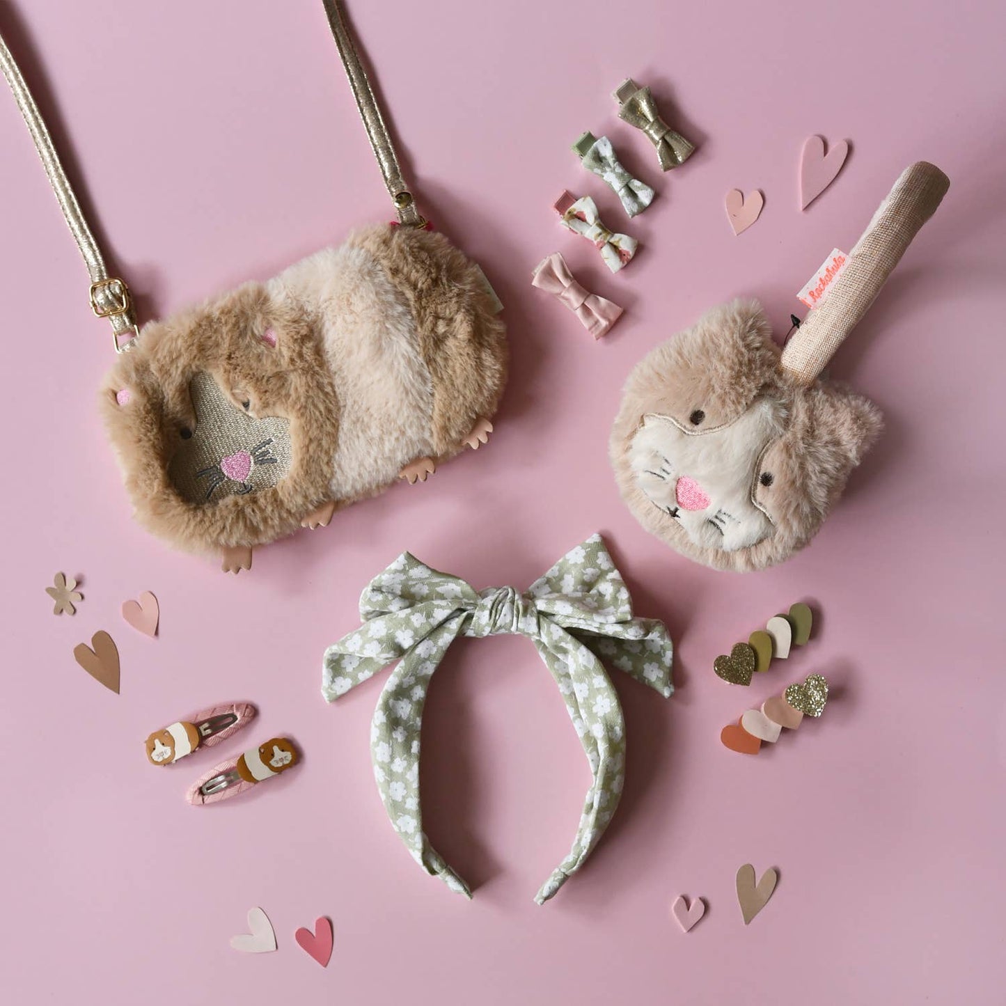 Elsie Mini Bow Clip Set