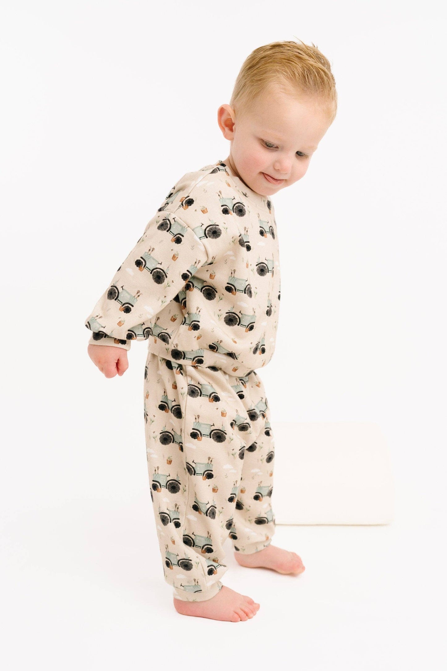 Blue Tractor Sweatsuit