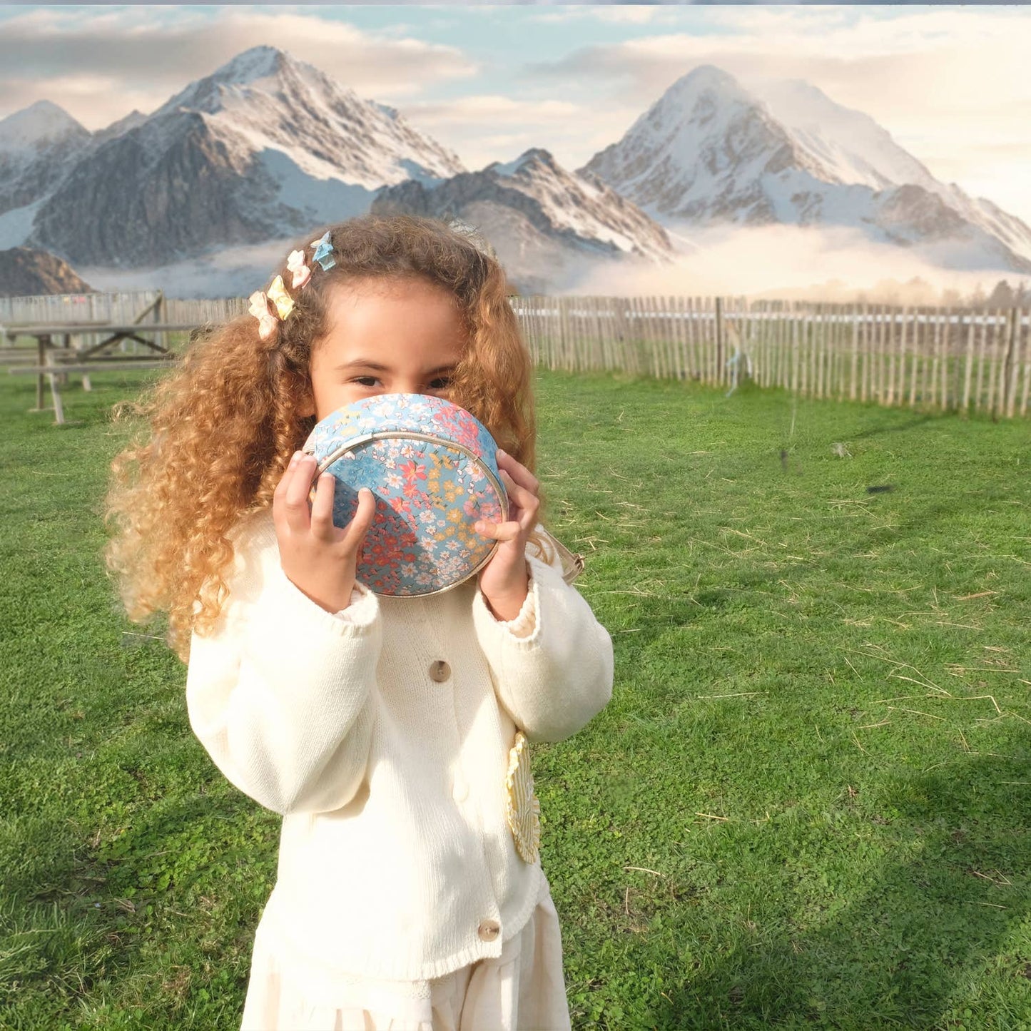 Heidi Floral Round Bag