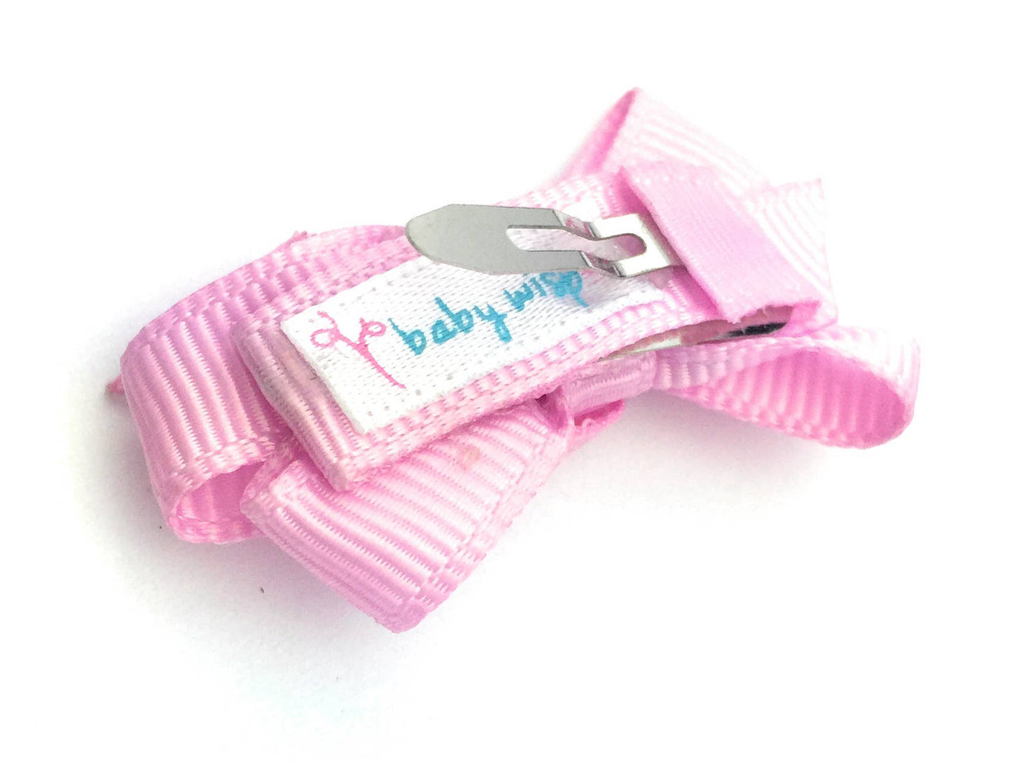 Pink Carnival- 5 Grosgrain Bow Snap Clips