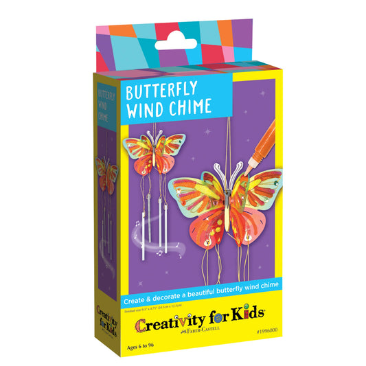 Butterfly Wind Chime Mini Kit - DIY Craft Kit for Kids