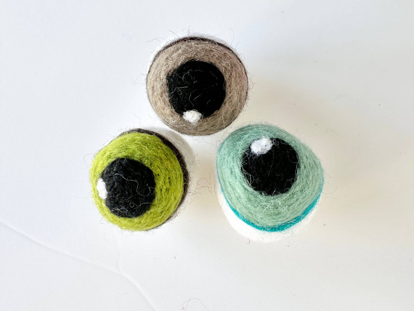 Eye Ball 1.5" Wool Felt