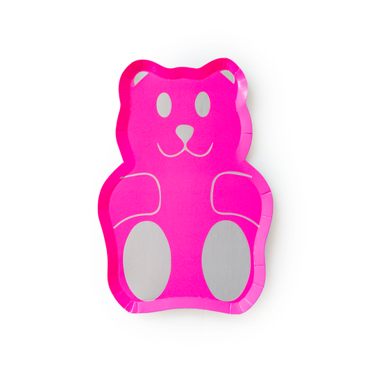 Gummy Bears Die-Cut Dessert Plates