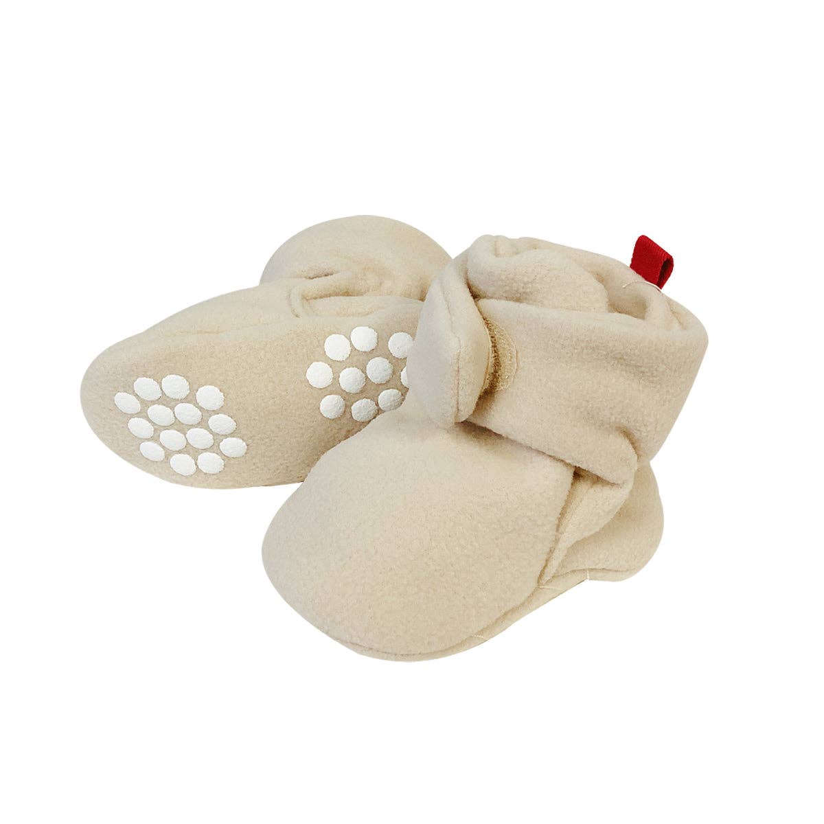 Fleece Baby Booties with Anti-Skid Bottoms