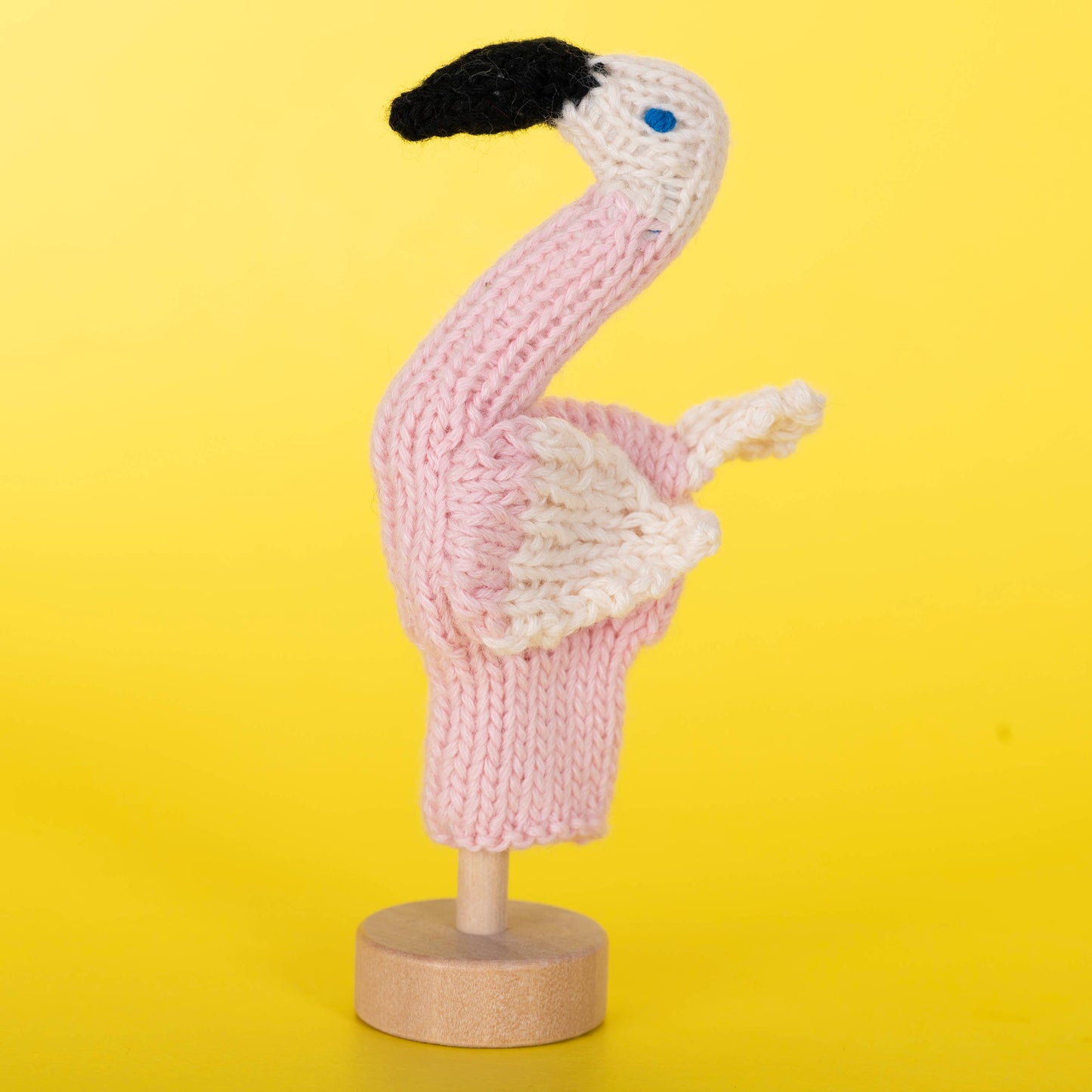 Flamingo Finger Puppet