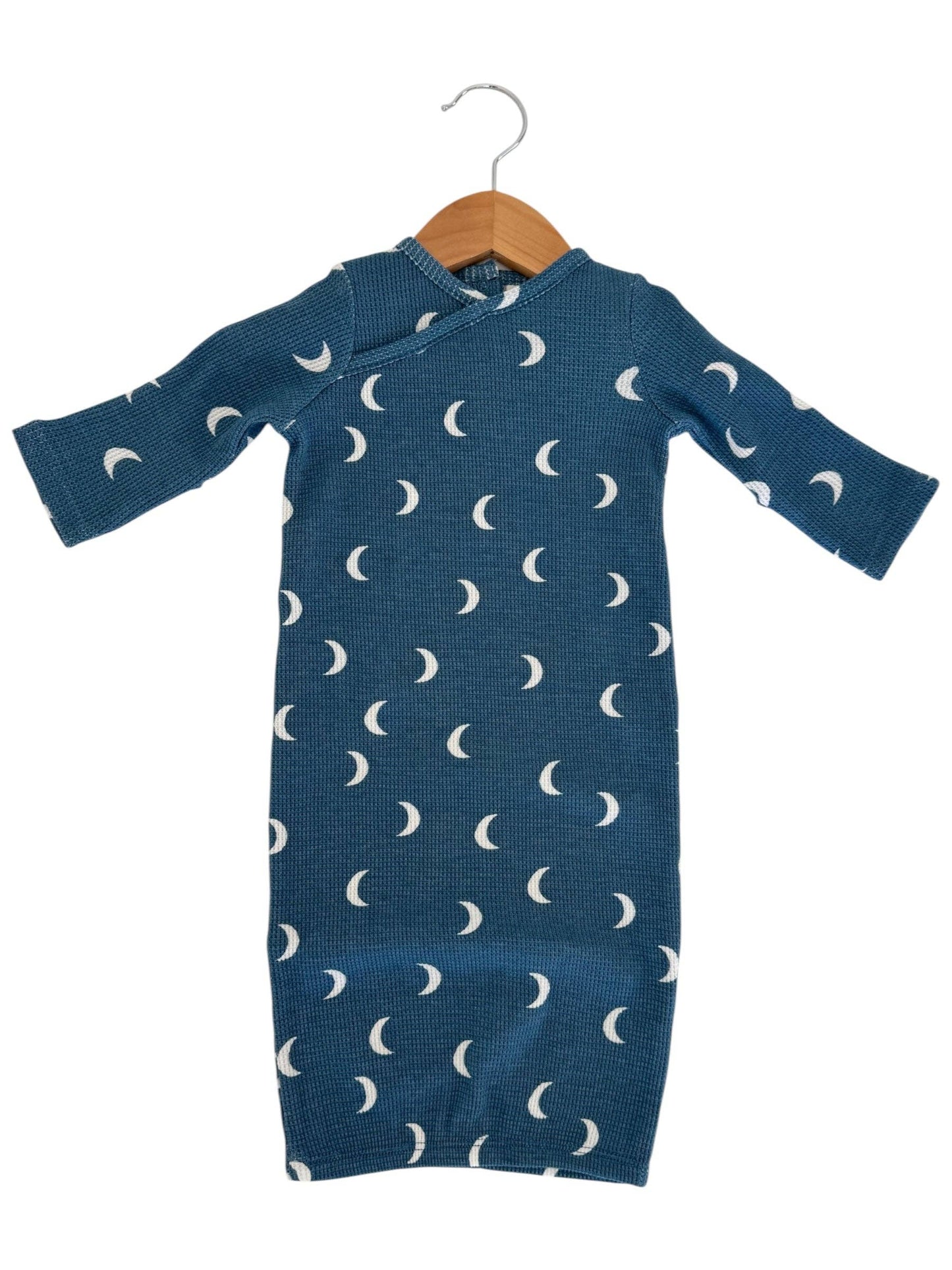Midnight Moon Newborn Waffle Gown