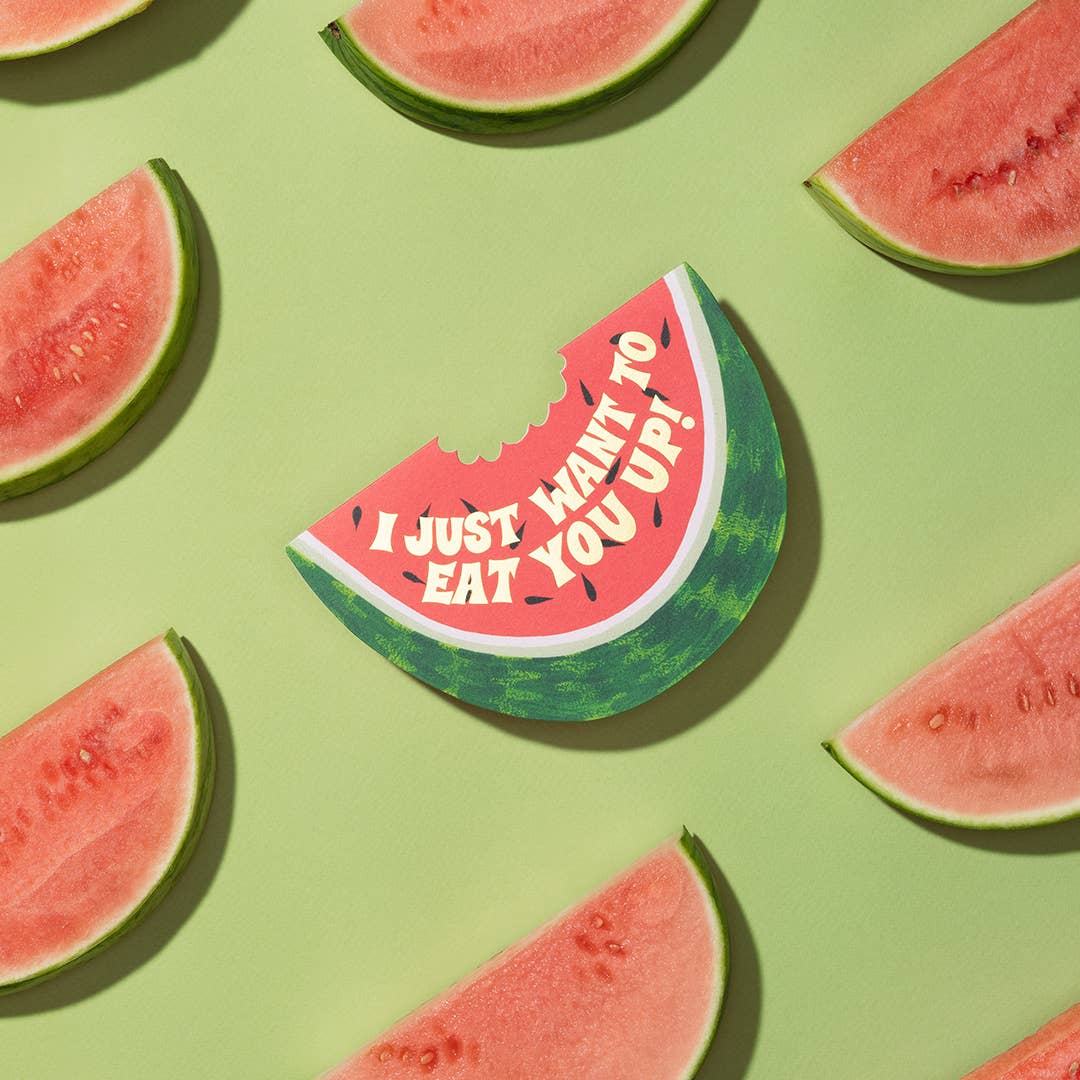 Juicy Watermelon Greeting Card