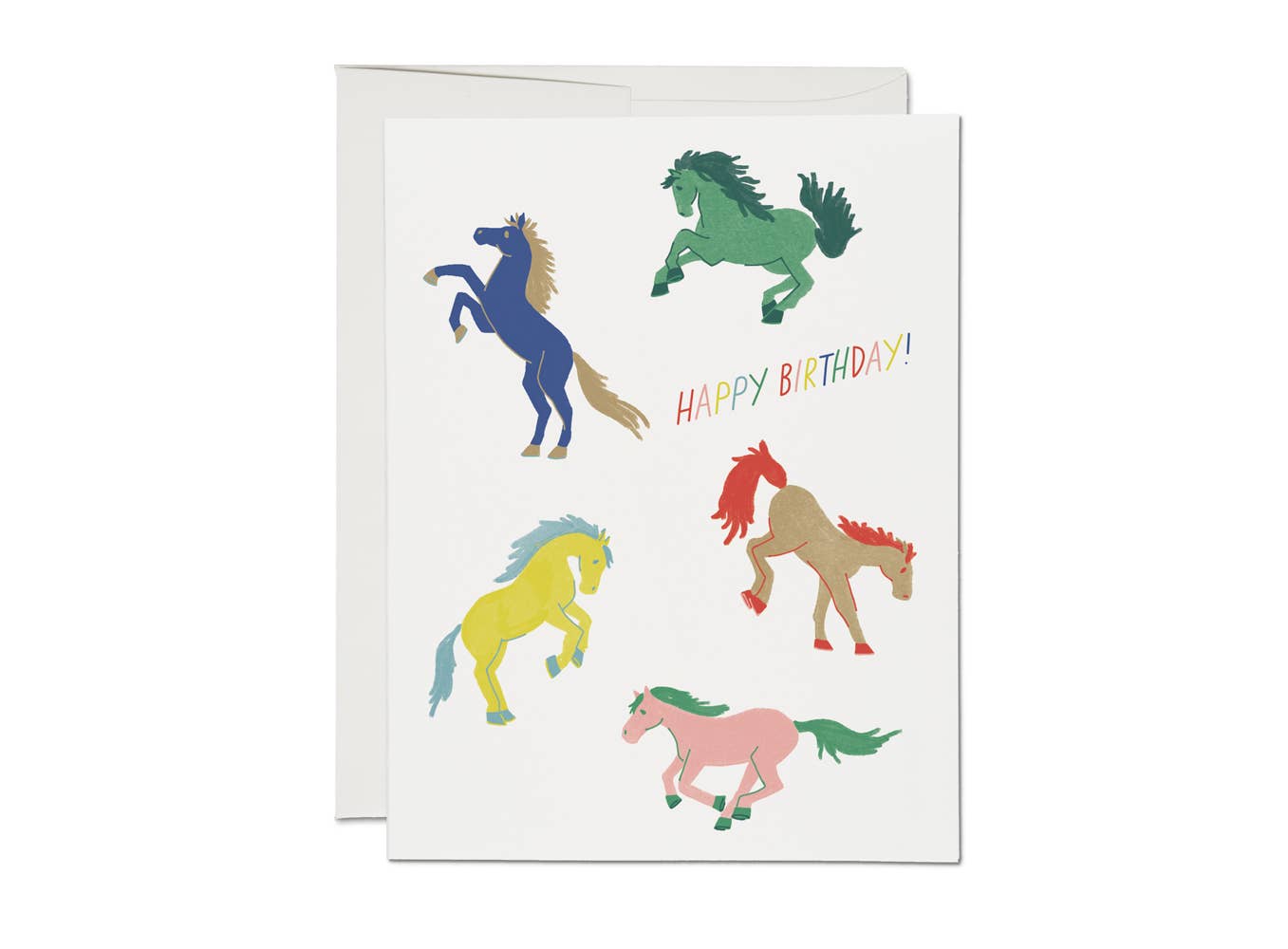 Wild Horses Greeting Card