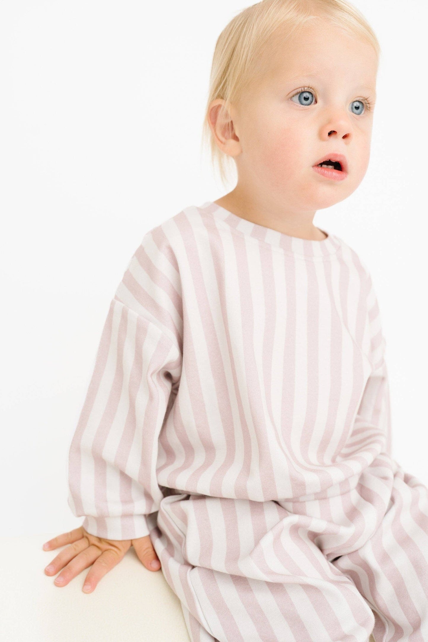 Blush Stripe Sweatsuit