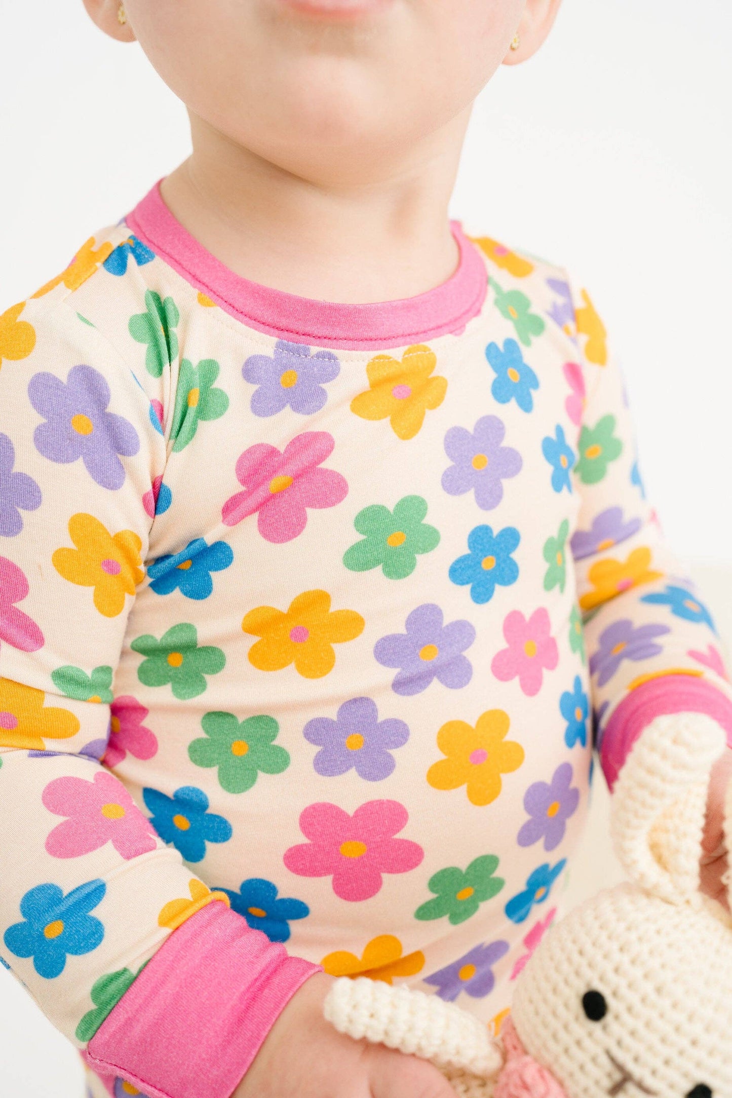 Retro Flower Bamboo Set