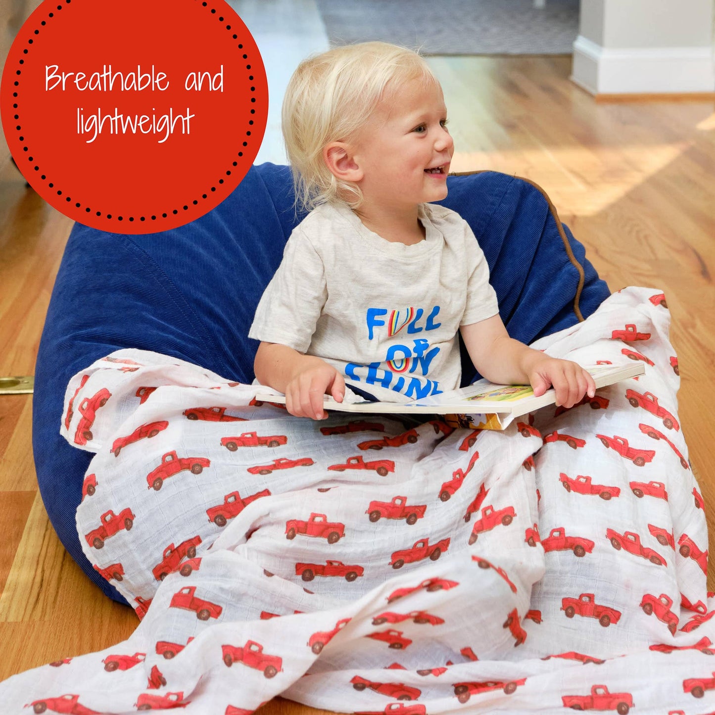 Red Truck Swaddle