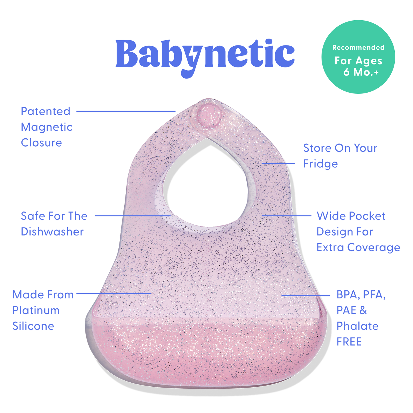 Strawberry Jelly- Magnetic Bib