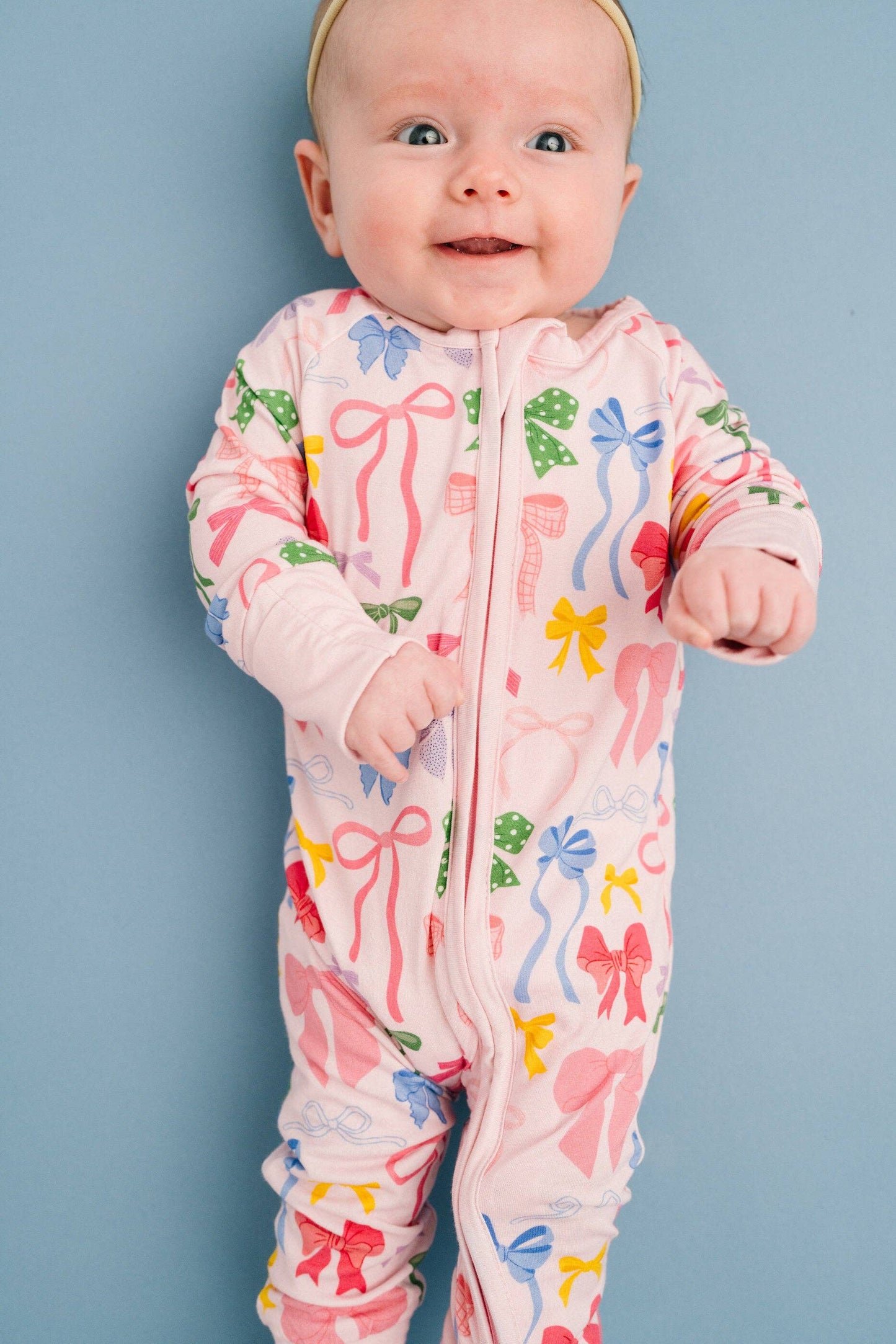 Bow Collection Bamboo Pajama Sleeper