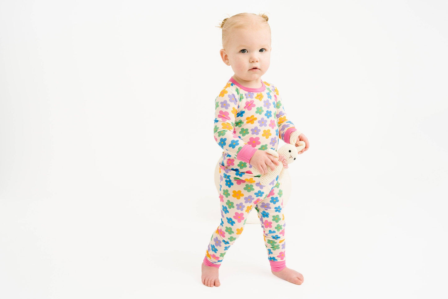 Retro Flower Bamboo Set