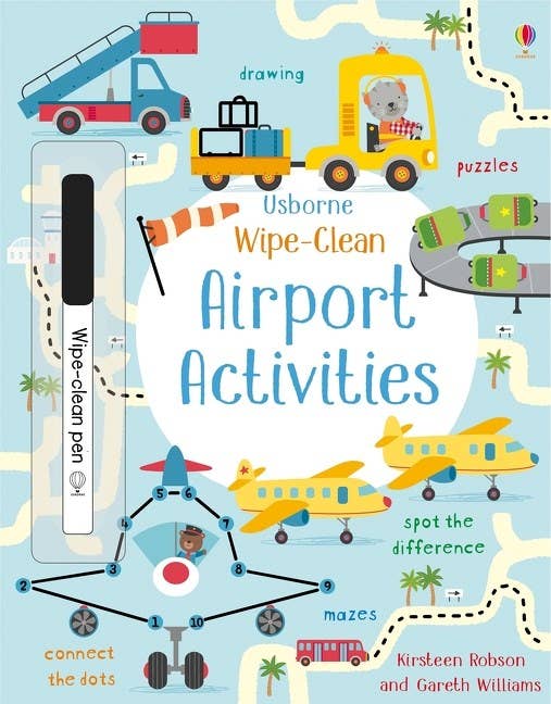 Airport Activities: Wipe-Clean