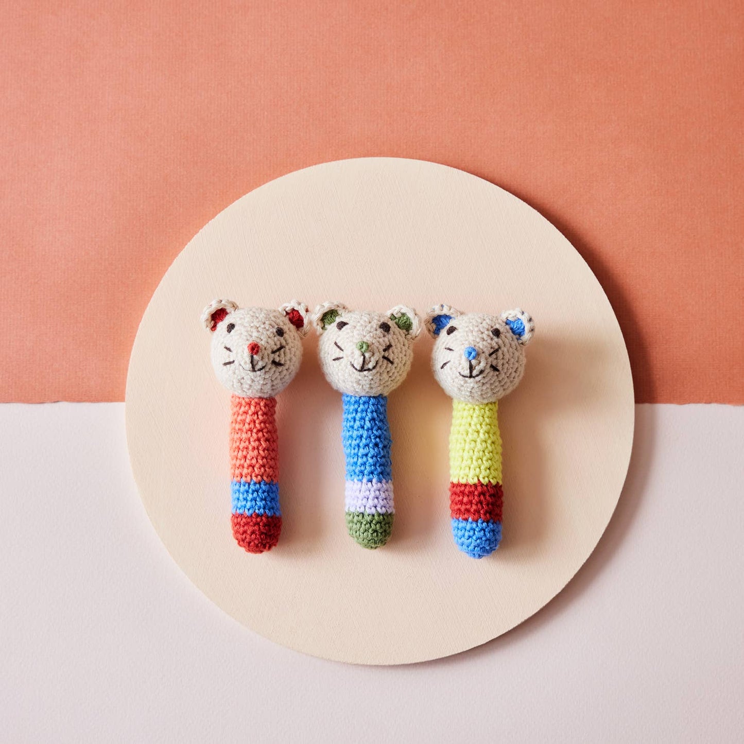 Crochet Rattle Mouse