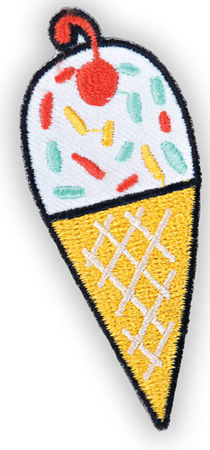 Ice Cream Cone Patch