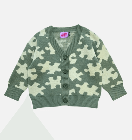 Puzzle Cardigan by Milk Teeth