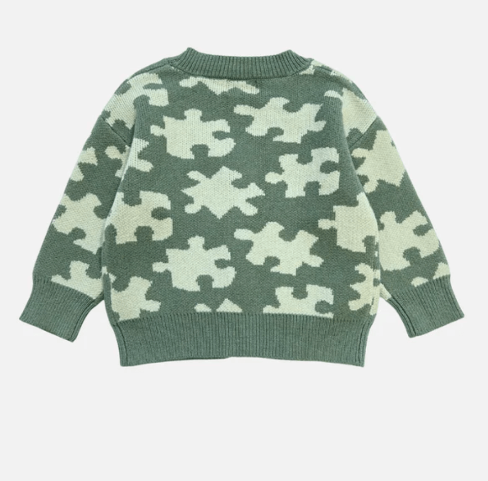 Puzzle Cardigan by Milk Teeth