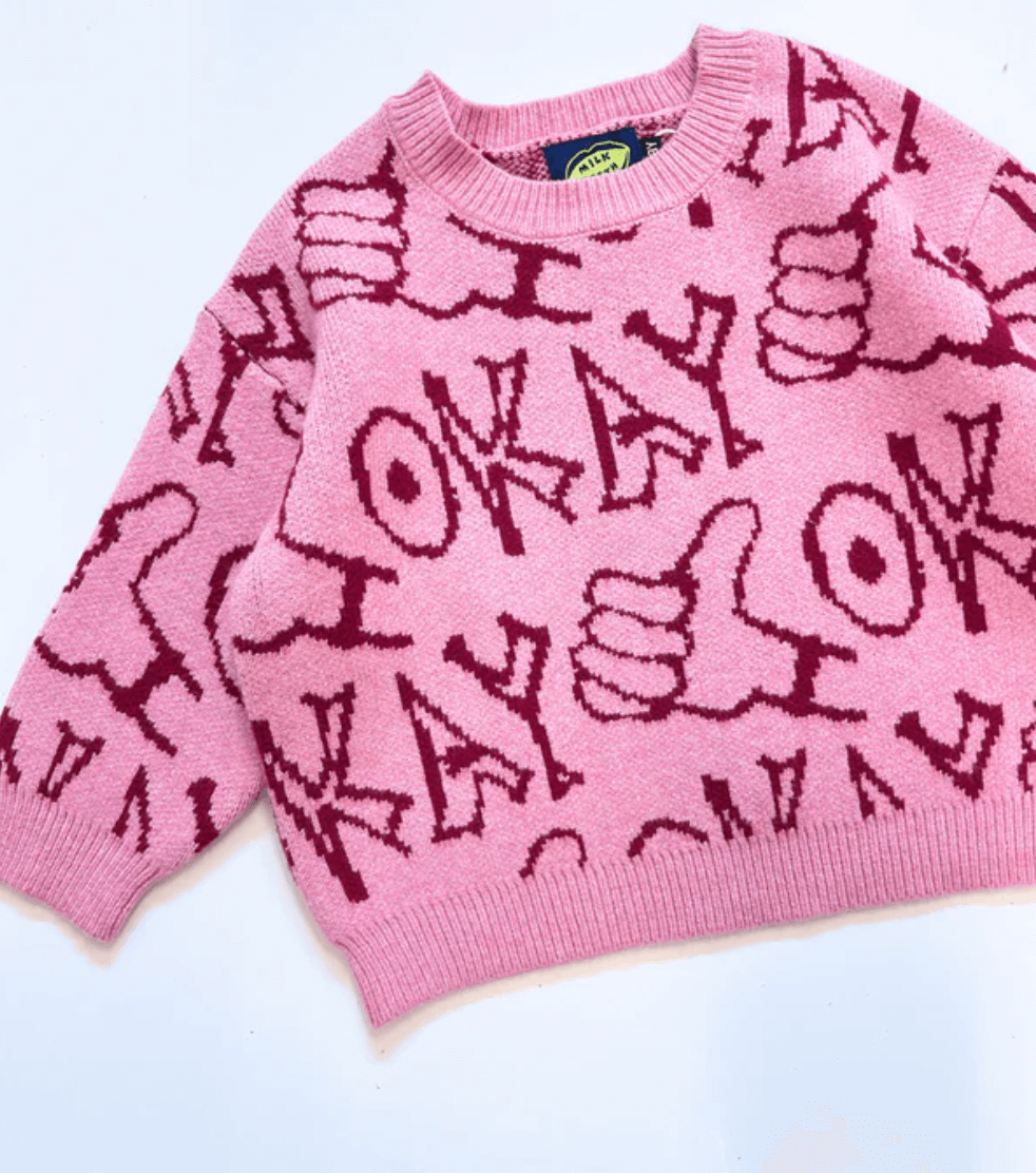 Okay Sweater by Milk Teeth