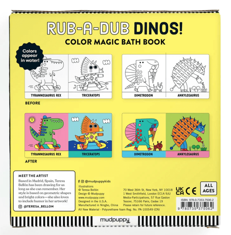 Rub-a-Dub Dinos! Bath Book