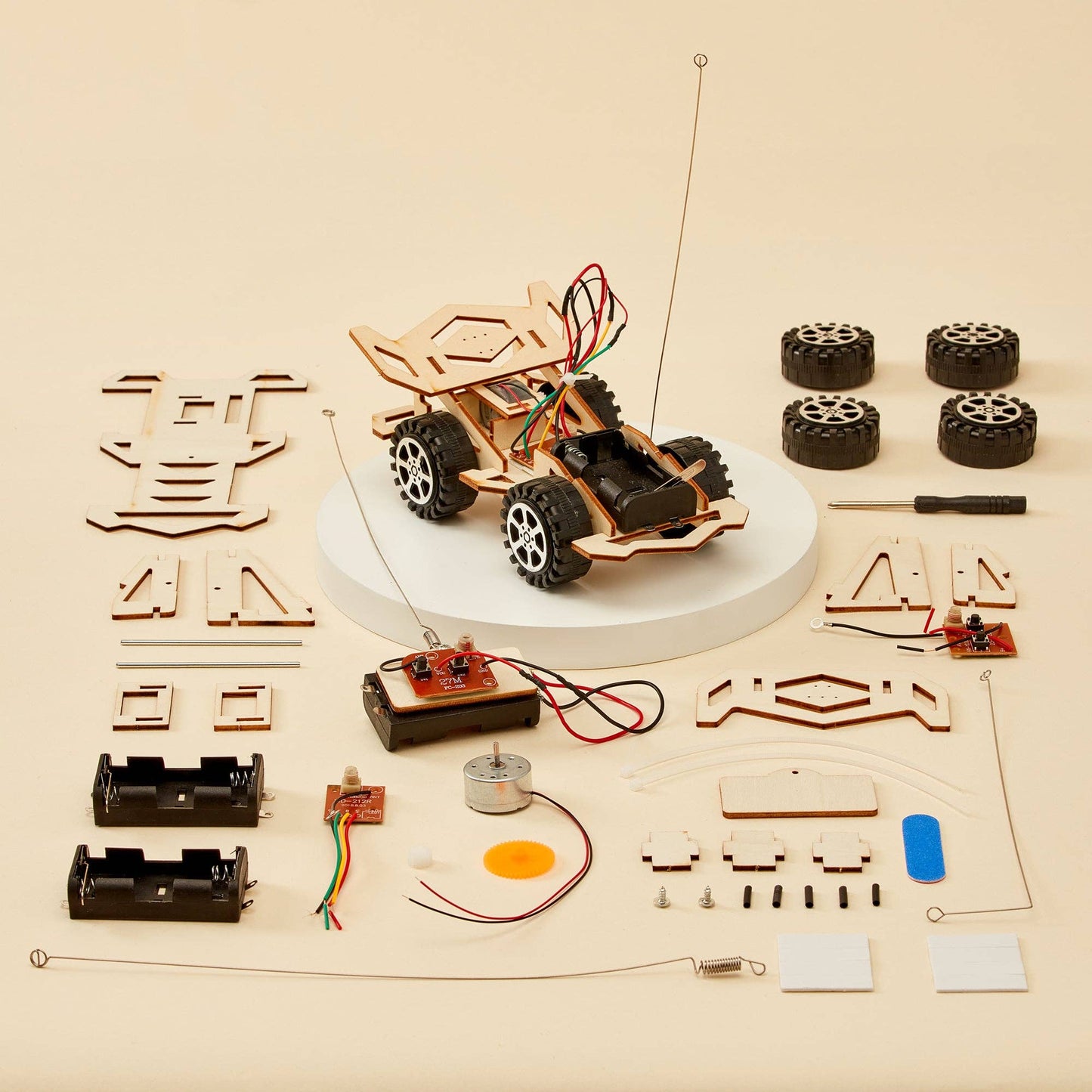 Radio-Controlled Car DIY Building Kit