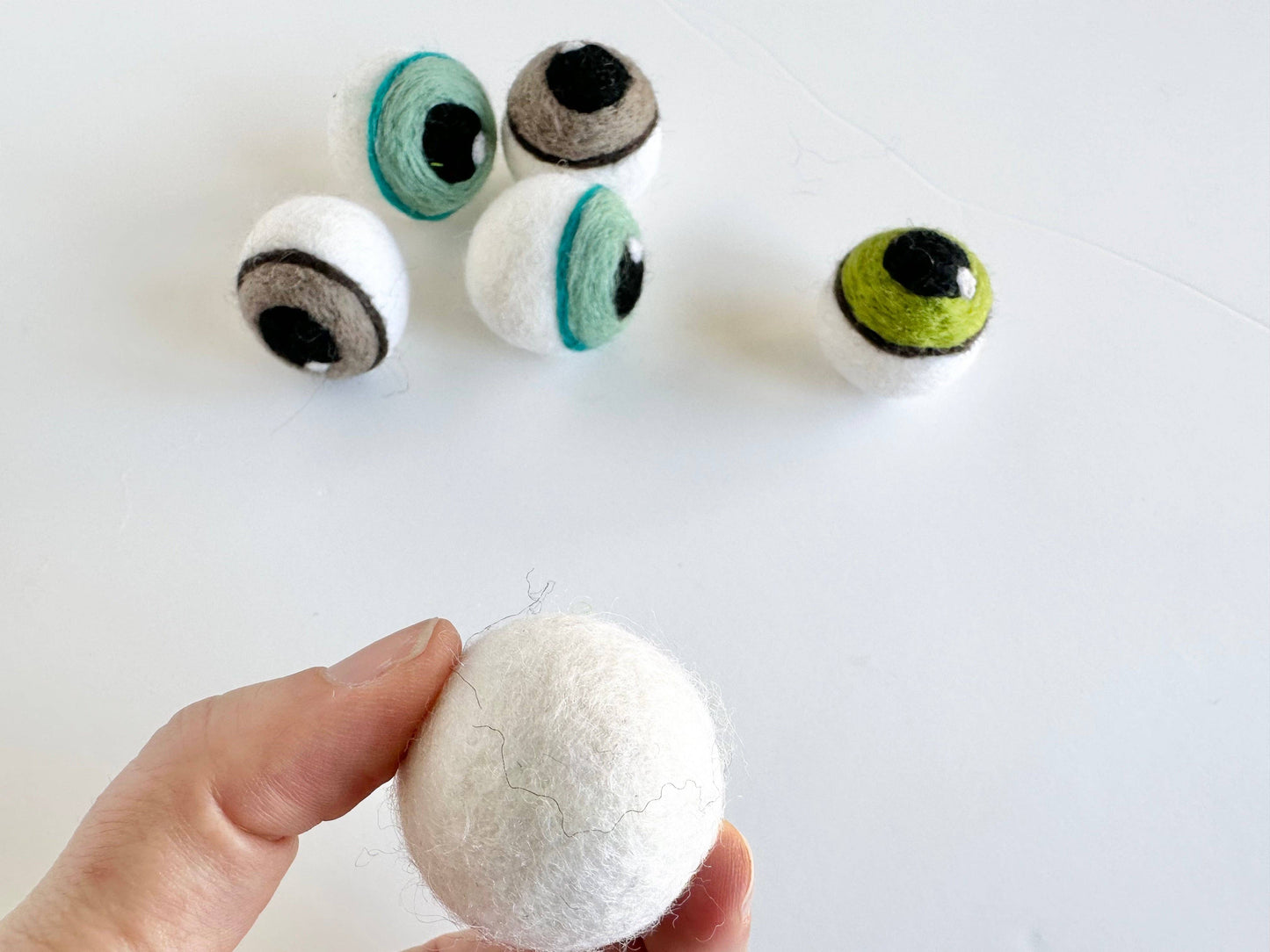 Eye Ball 1.5" Wool Felt