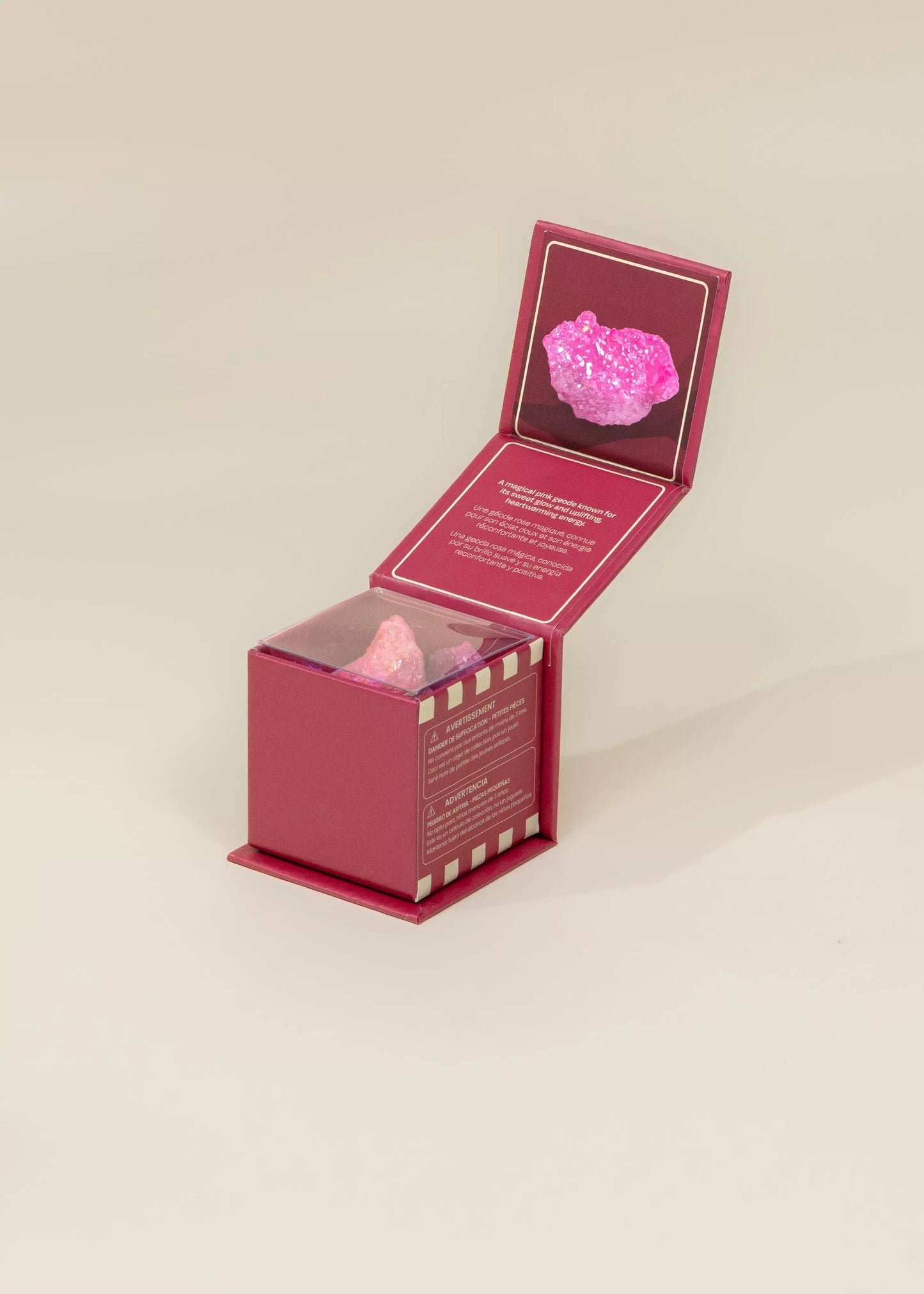 Pink Geode- Collectible Mineral