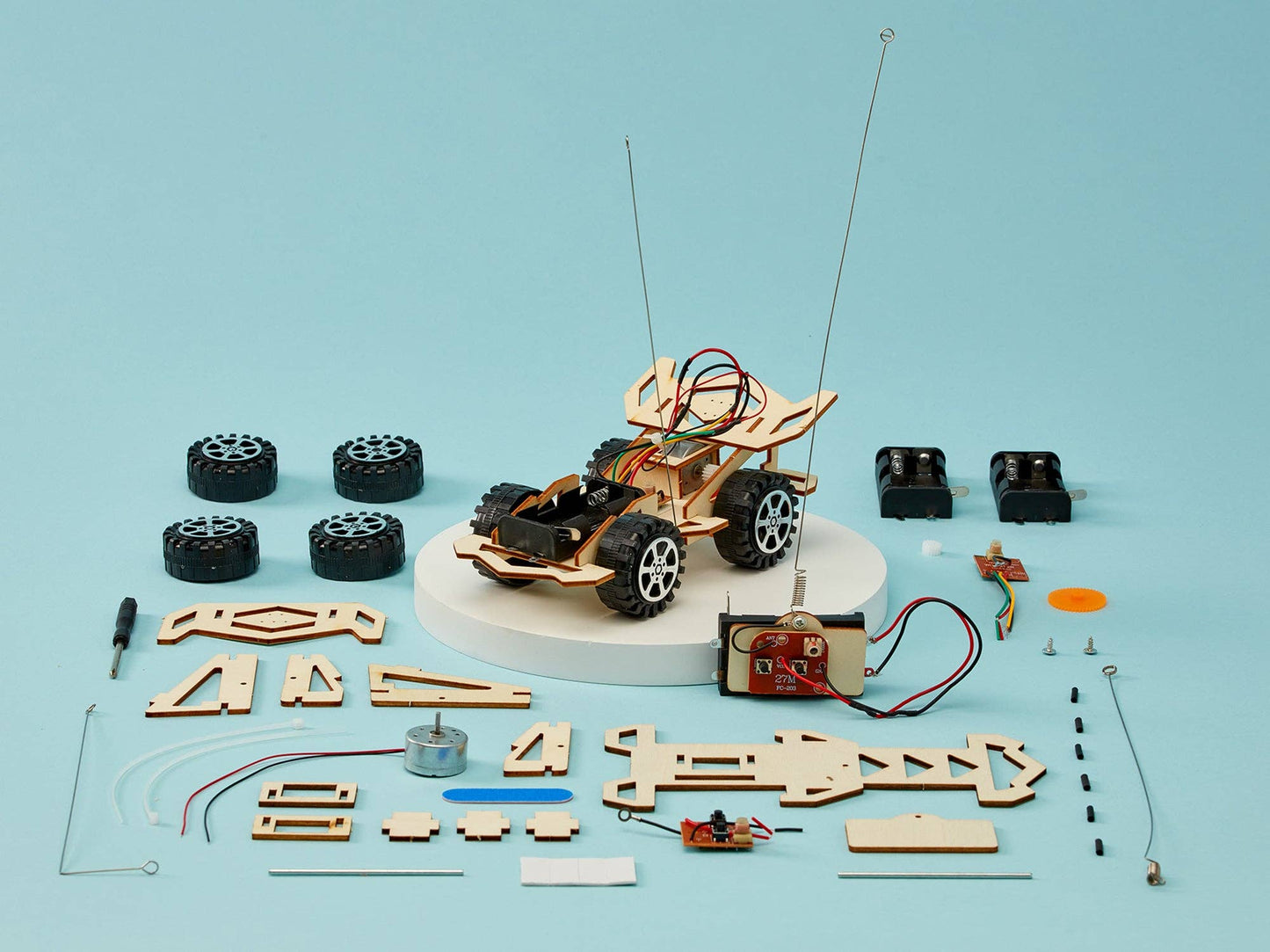 Radio-Controlled Car DIY Building Kit