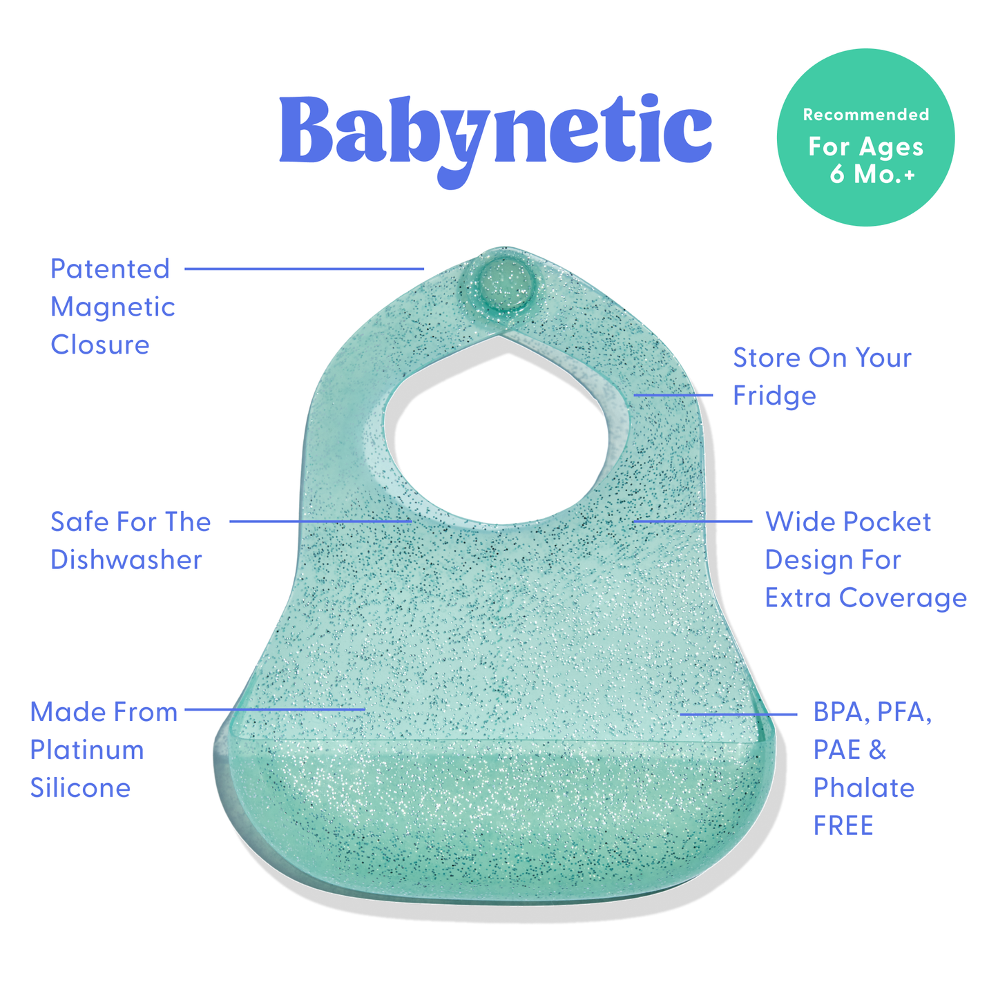 Kiwi Jelly- Magnetic Bib