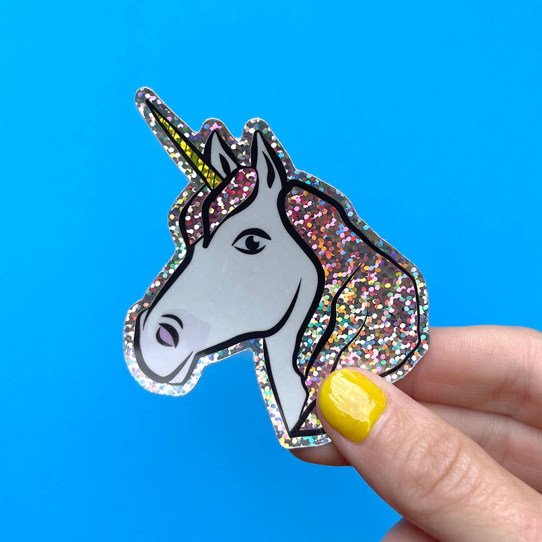 Unicorn Glitter Sticker