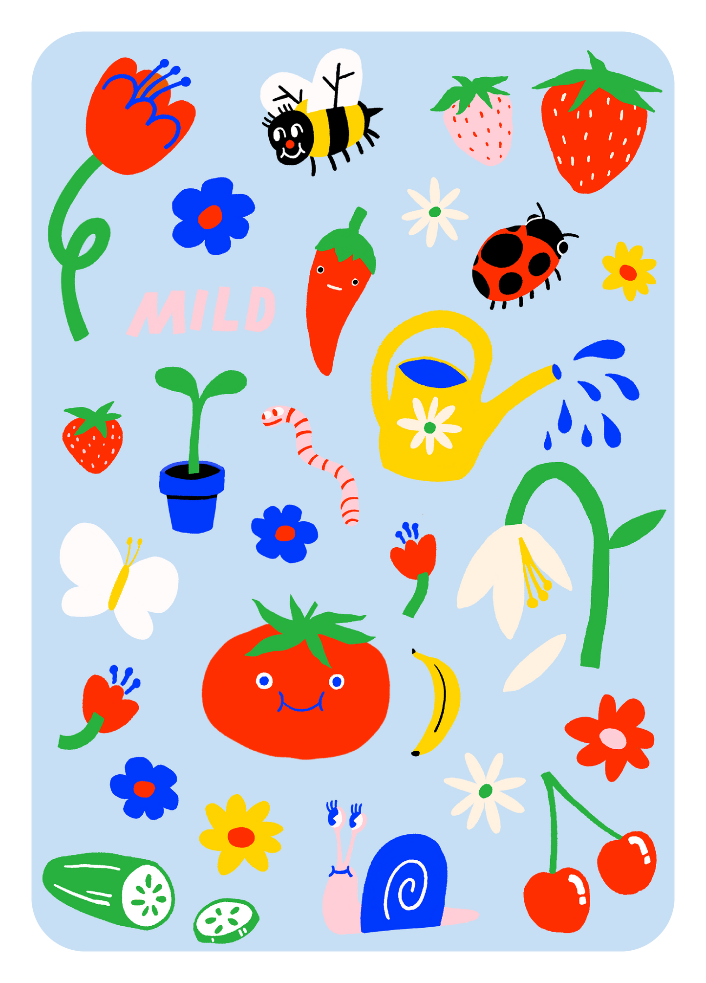 Garden Gone Mild Iron On Sheet Set