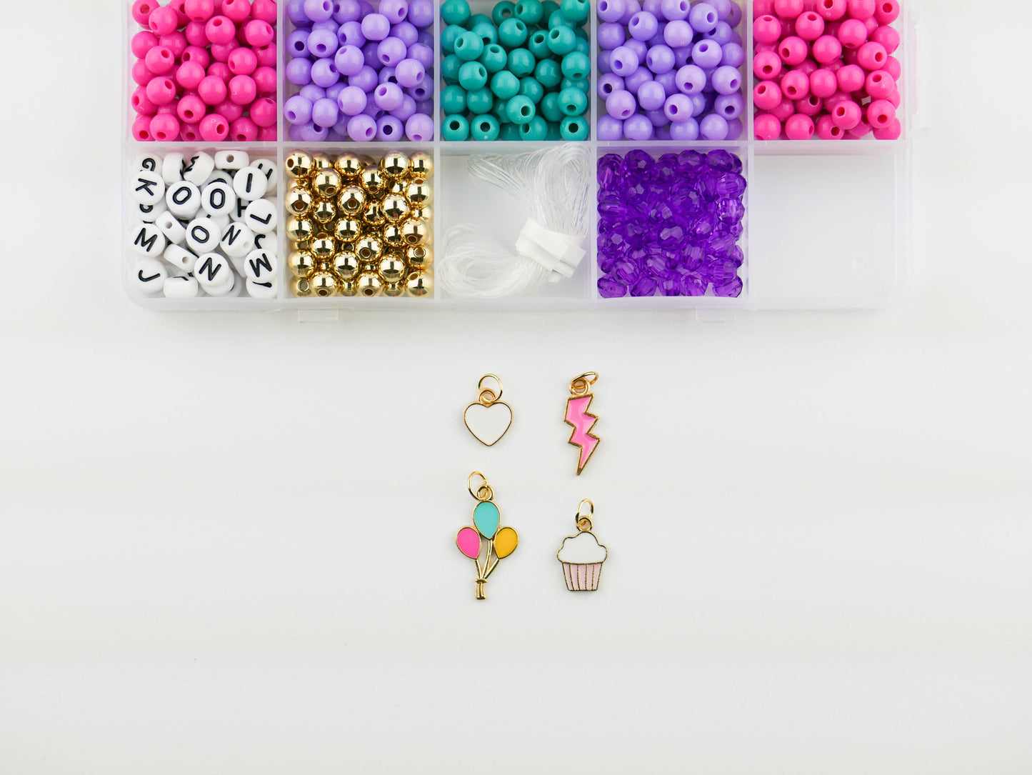 Birthday Wishes DIY Stretchy Bracelet Craft Kit Gift