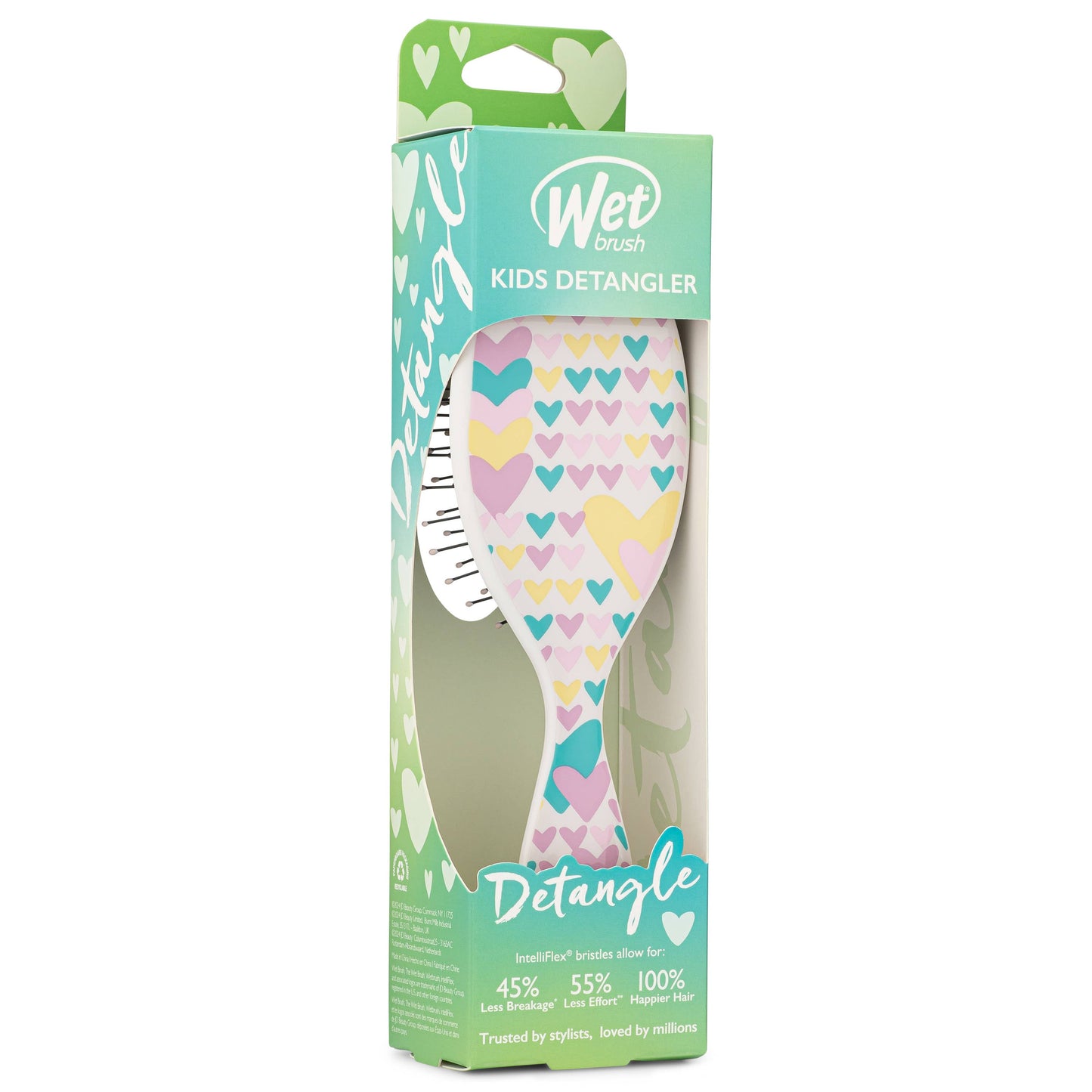 Hearts- Wet Brush Kids Detangler
