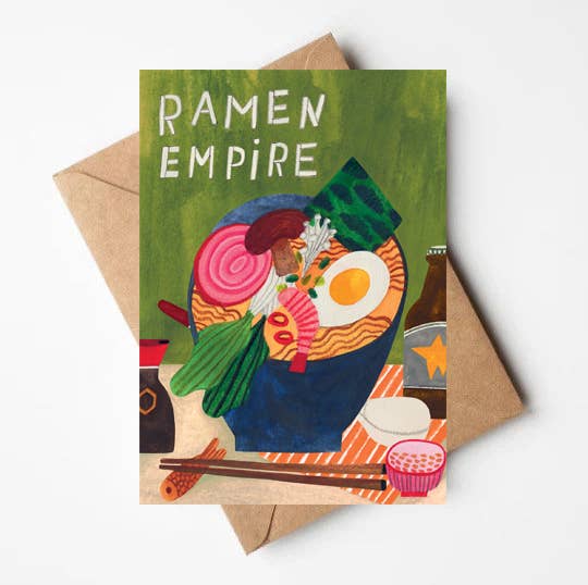 Ramen Empire Greeting Card