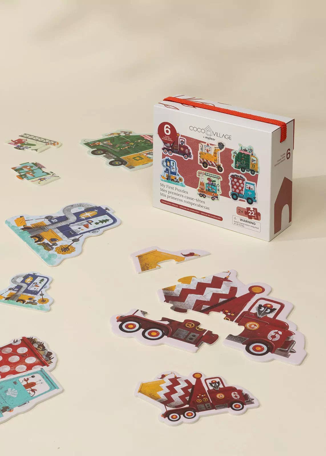 Construction Vehicles: My first Puzzles