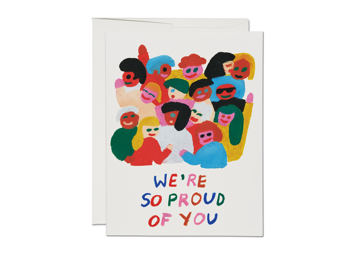 Proud Crowd Greeting card