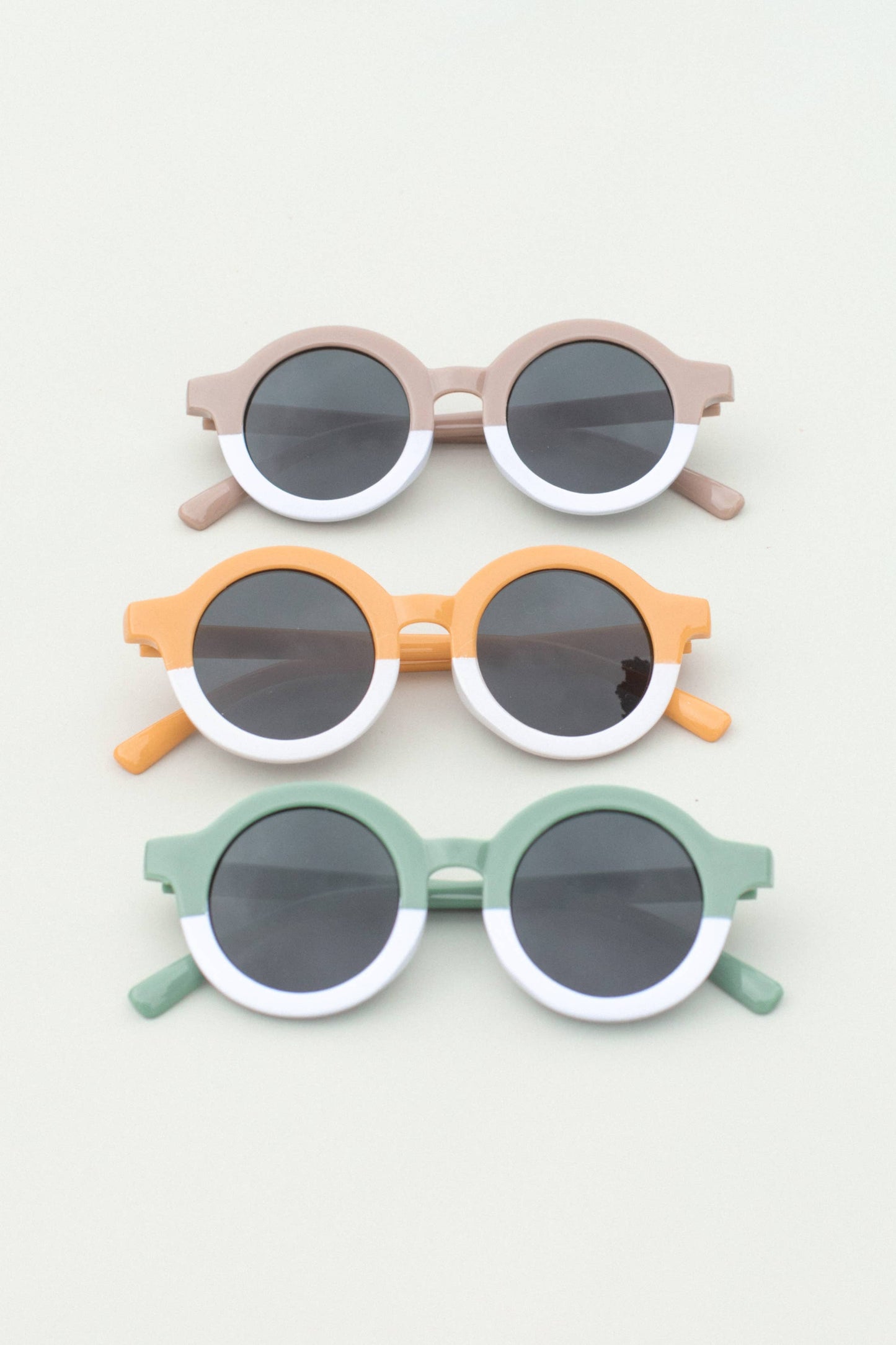Sage 2 Tone Round Sunglasses
