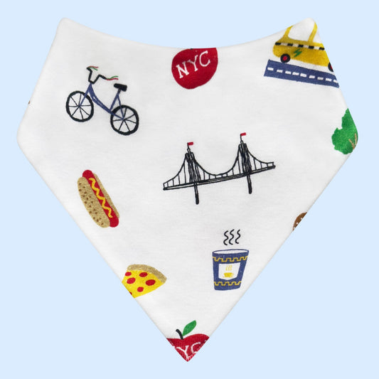 Big City- Baby Bib Kerchief