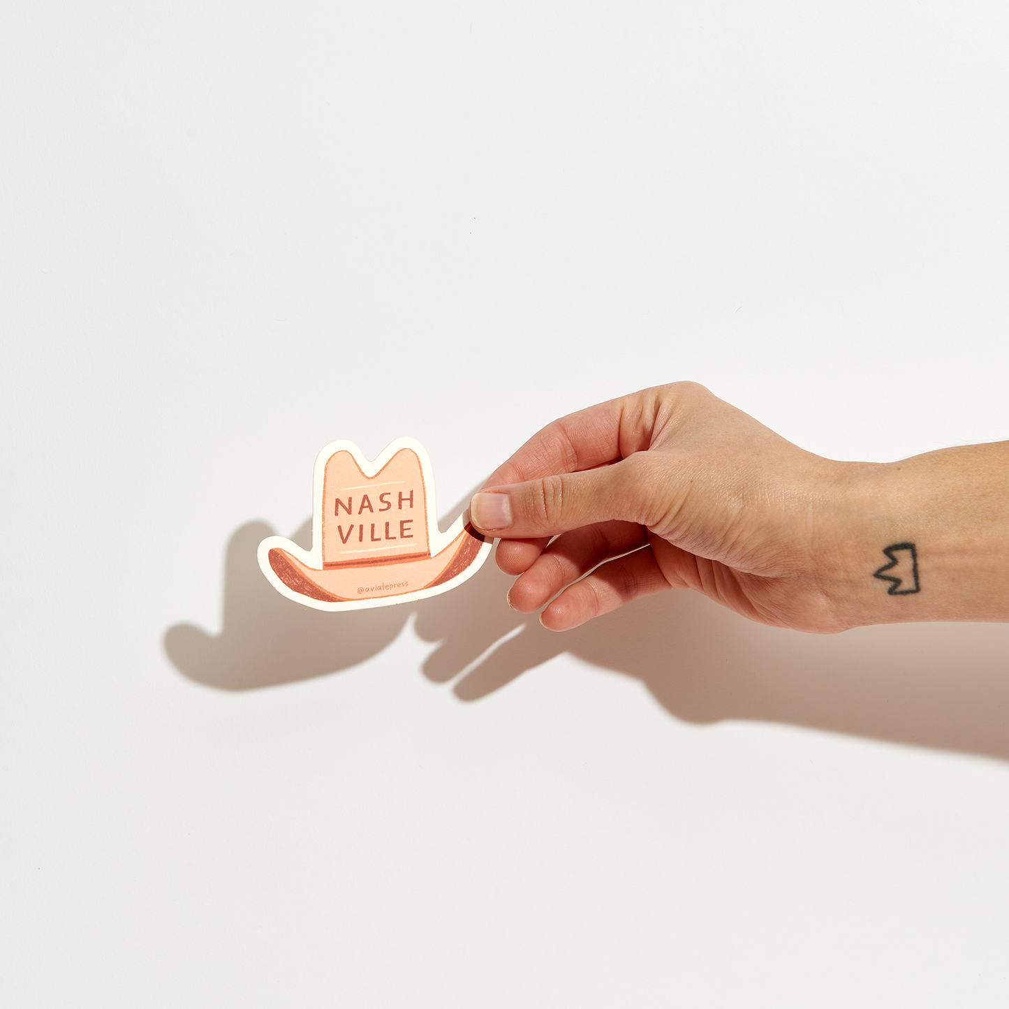 Nashville Cowboy Hat Sticker