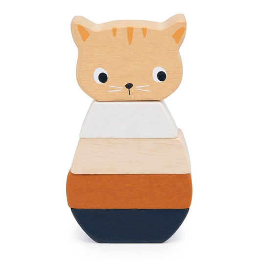 Stacking Kitten Wooden Toy