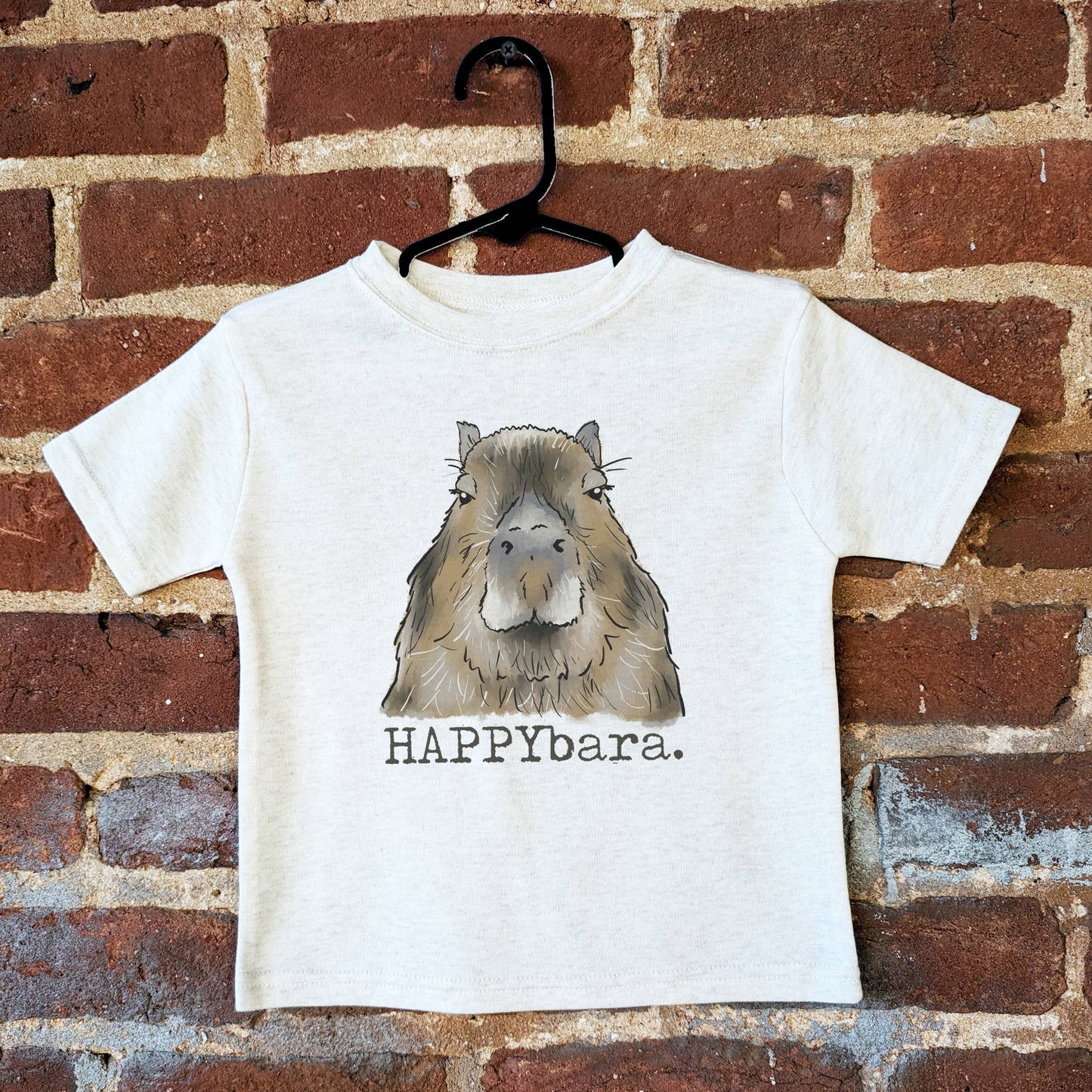 "HAPPYbara" Capybara Tshirt