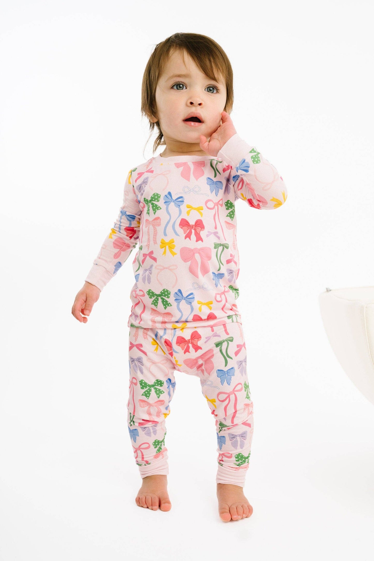 Bow Collection Bamboo Pajama Set