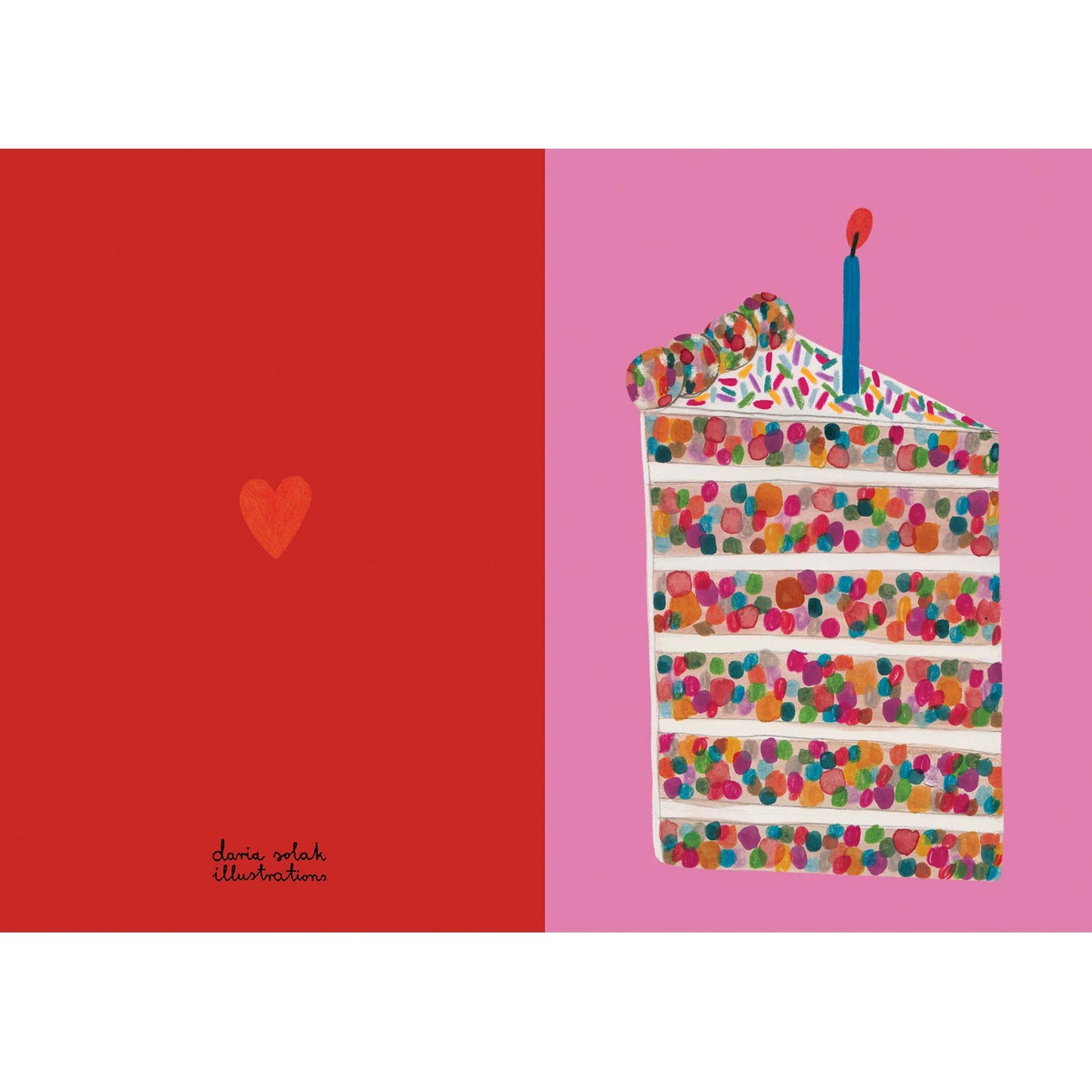 Piece of Cake Greeting Card