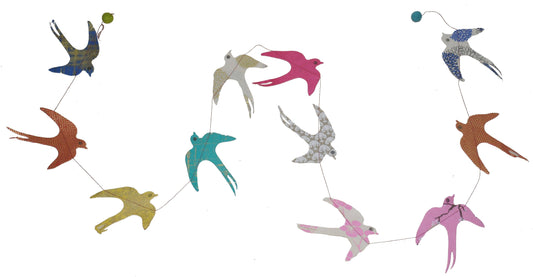 Swallows Paper Garland